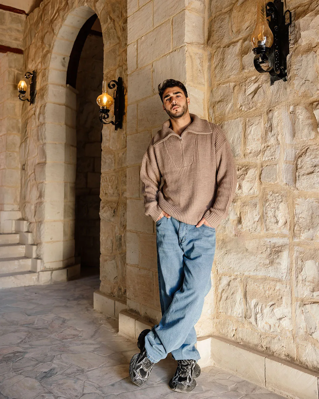 Relaxed Fit Men Jeans Pants