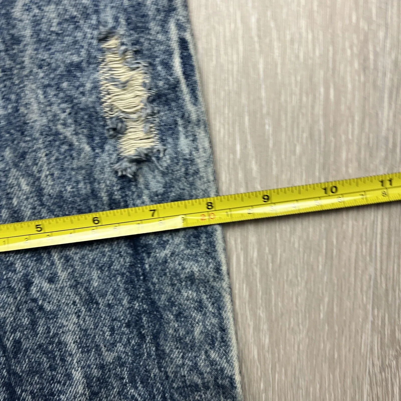 Replay Womens Distressed Acid Wash Jeans Size 32