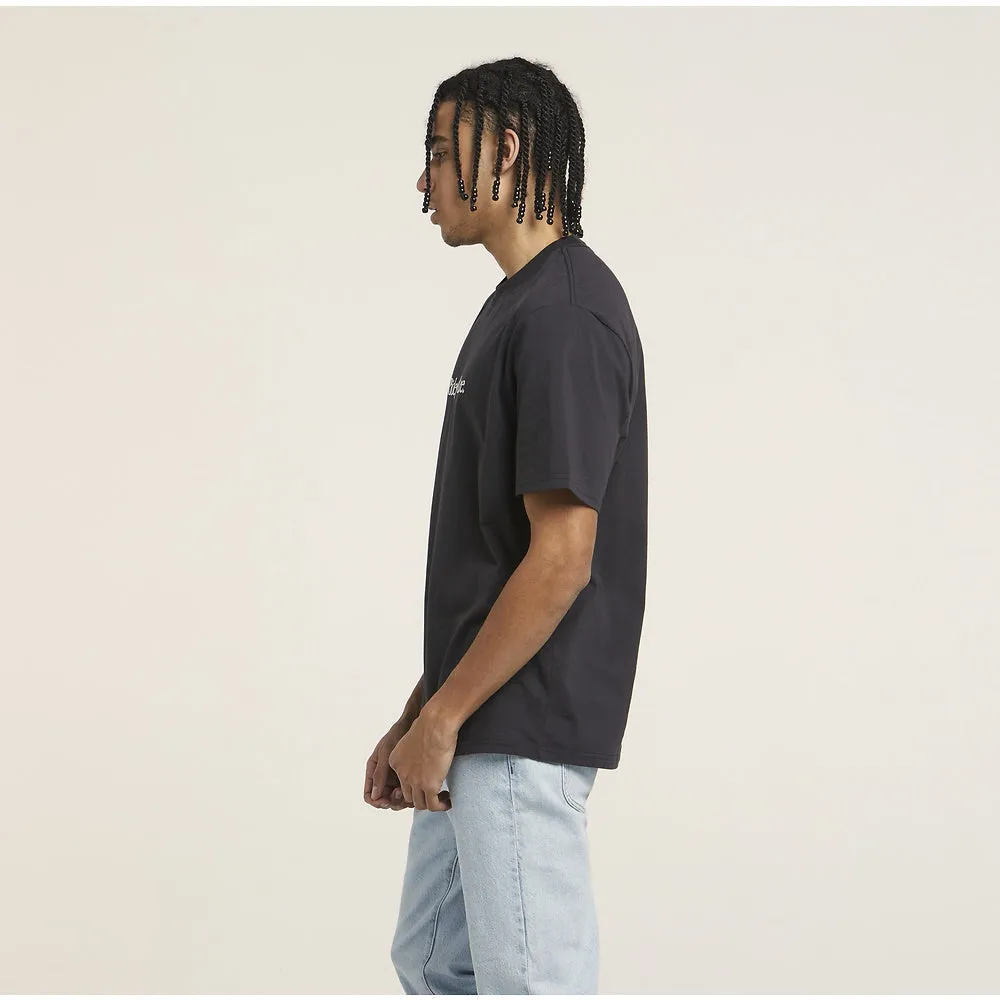 RIDERS RELAXED TEE WORN BLACK