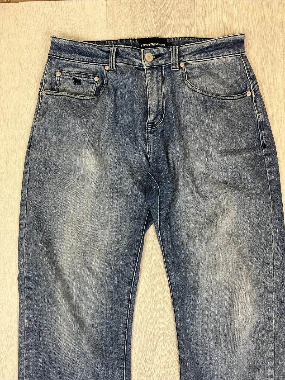 Ringers Western Mens Mitchell Classic Fit Relaxed Leg Jeans Size 32