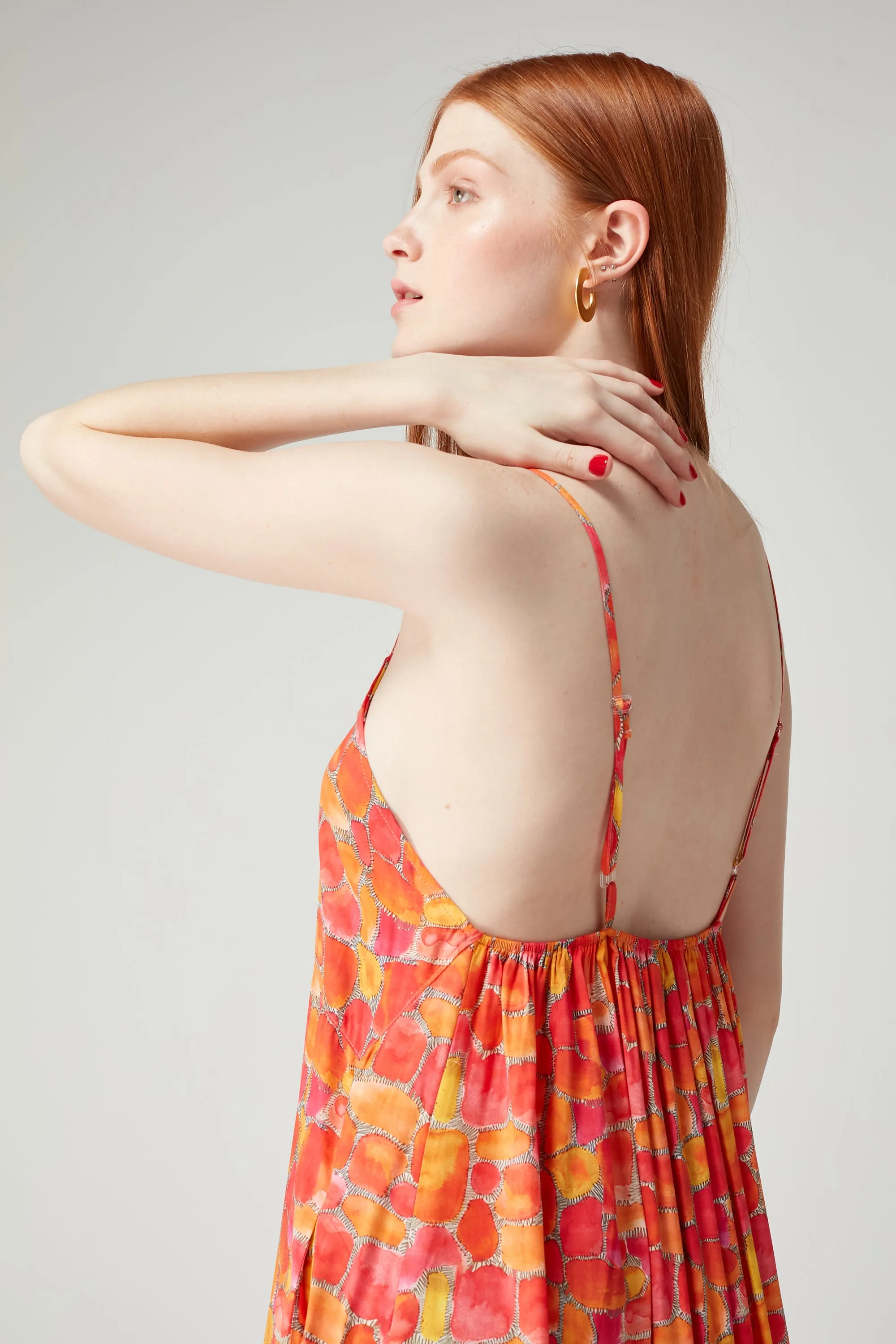Rita dress in Sun Kiss print