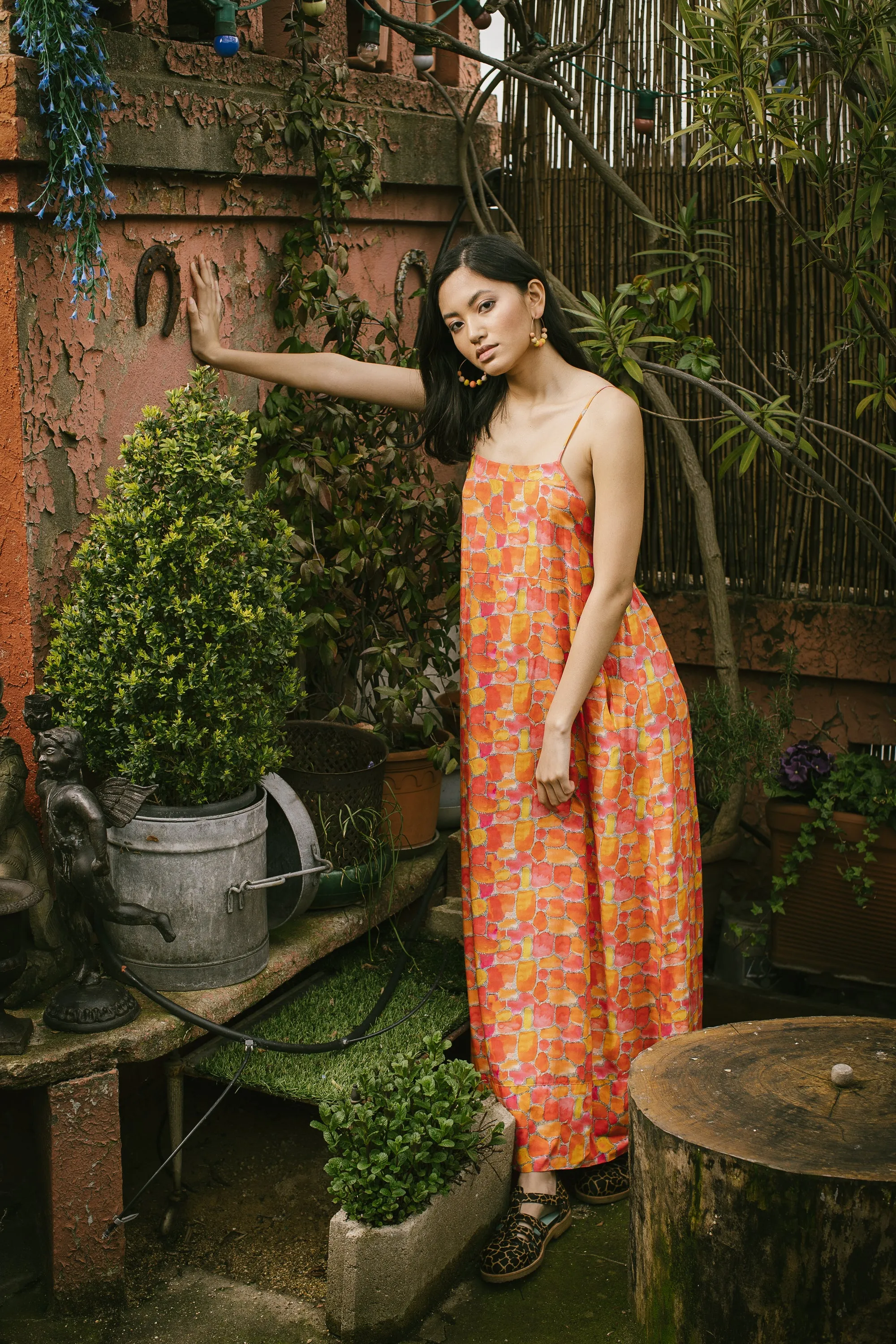 Rita dress in Sun Kiss print