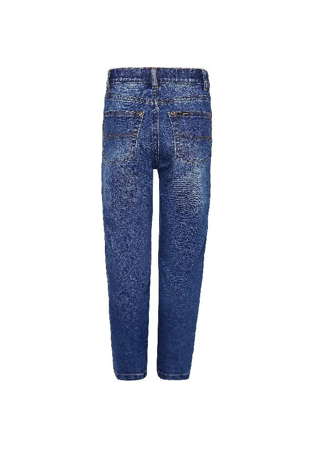 Ritemate Kids Stretch Denim Jeans - Blue