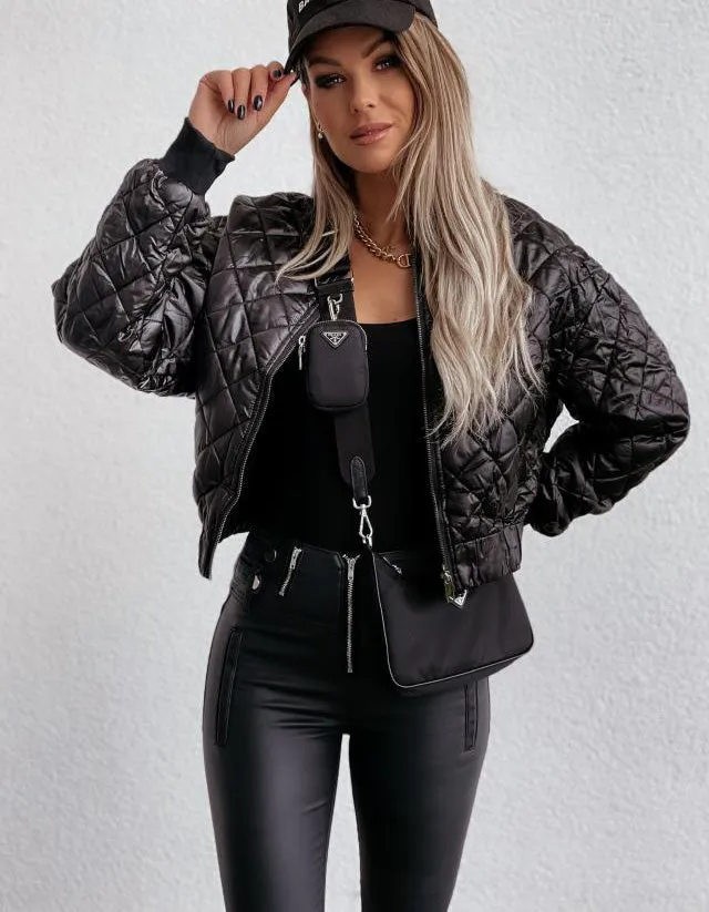 Romy | Padded Bomber Jacket