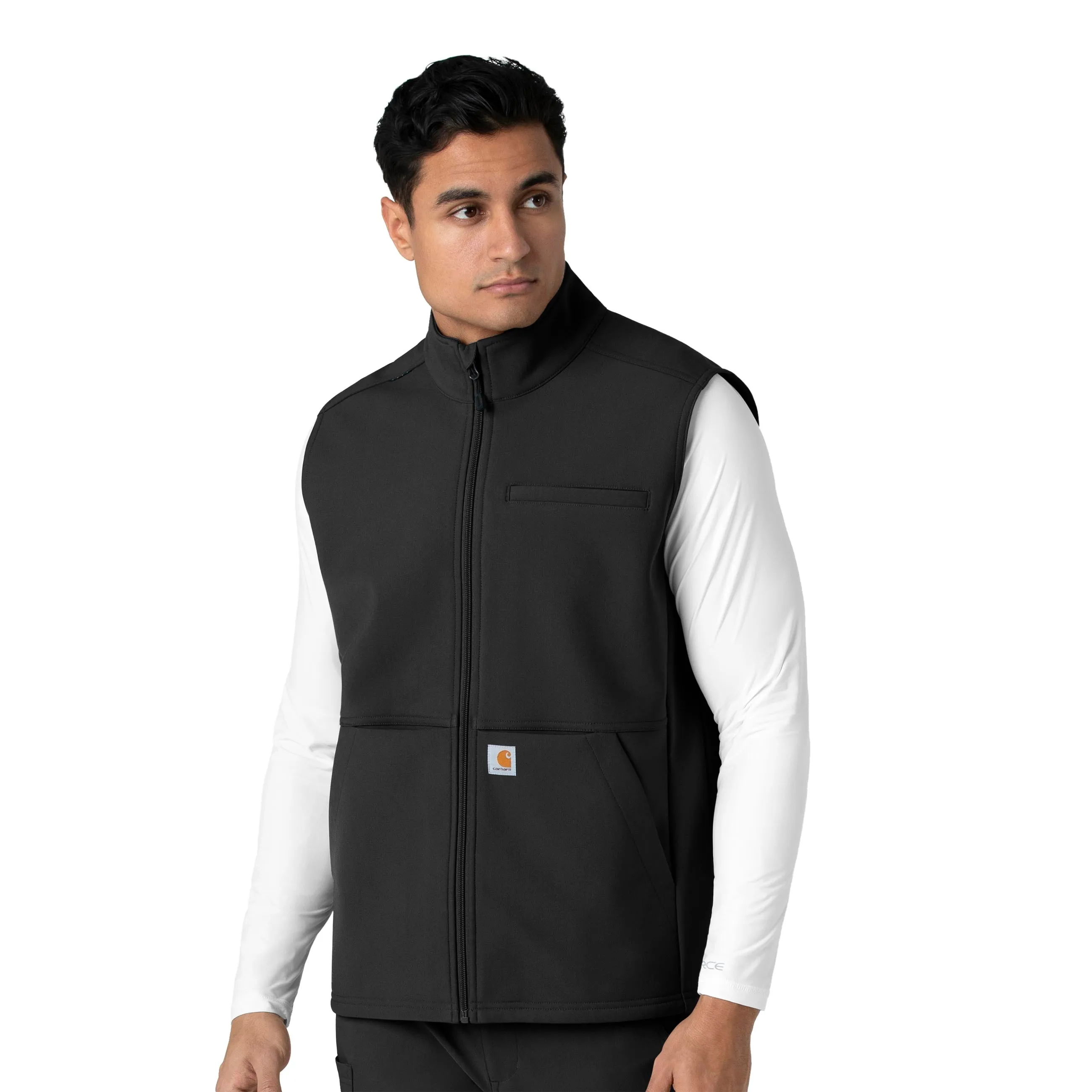 Rugged Flex C82023 Men's Bonded Fleece Vest Black