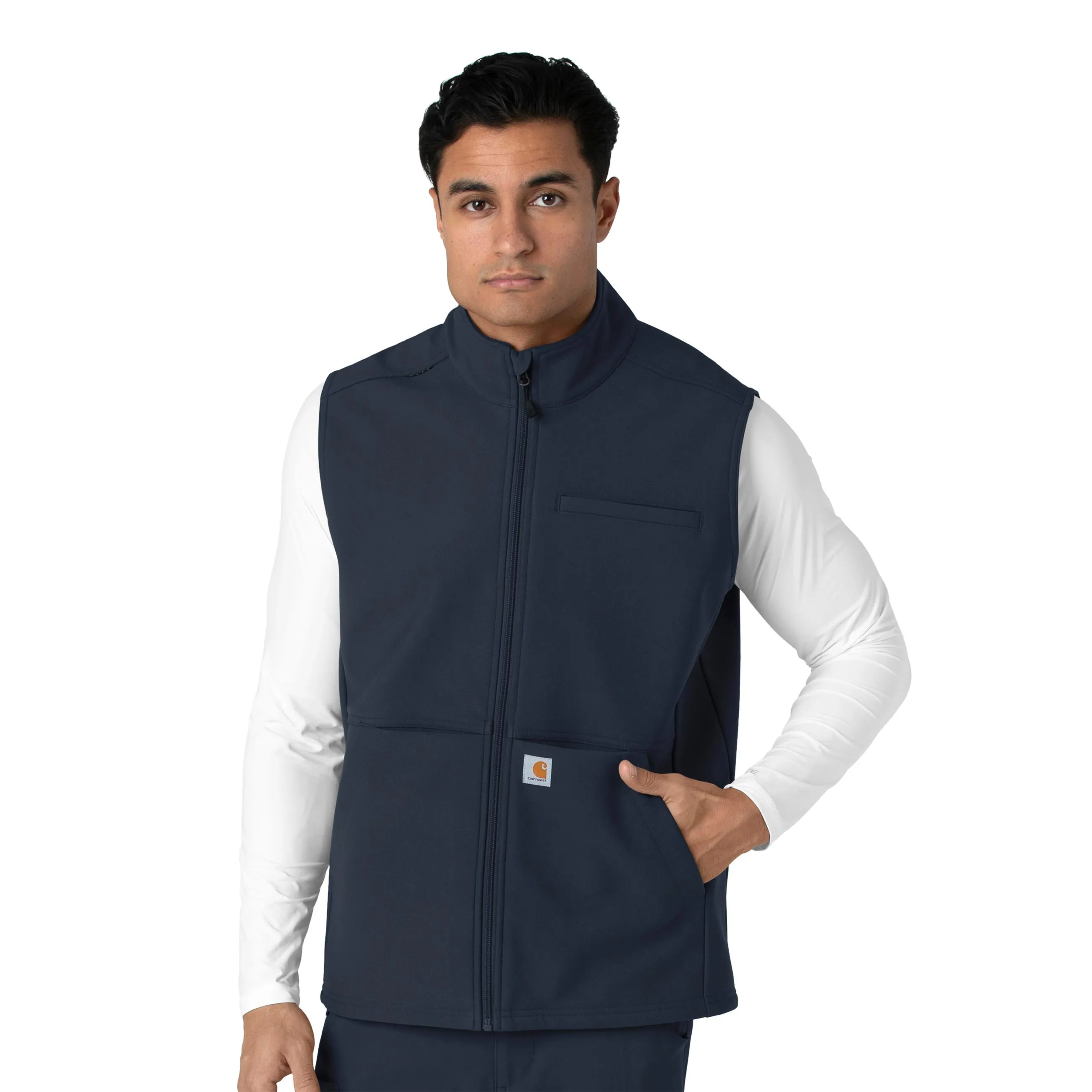 Rugged Flex C82023 Men's Bonded Fleece Vest Navy