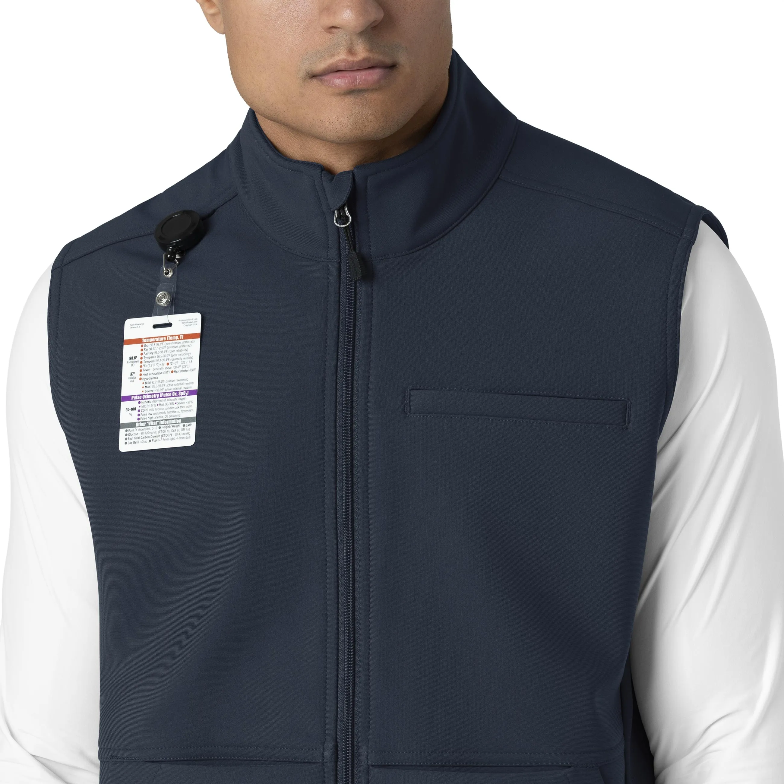 Rugged Flex C82023 Men's Bonded Fleece Vest Navy