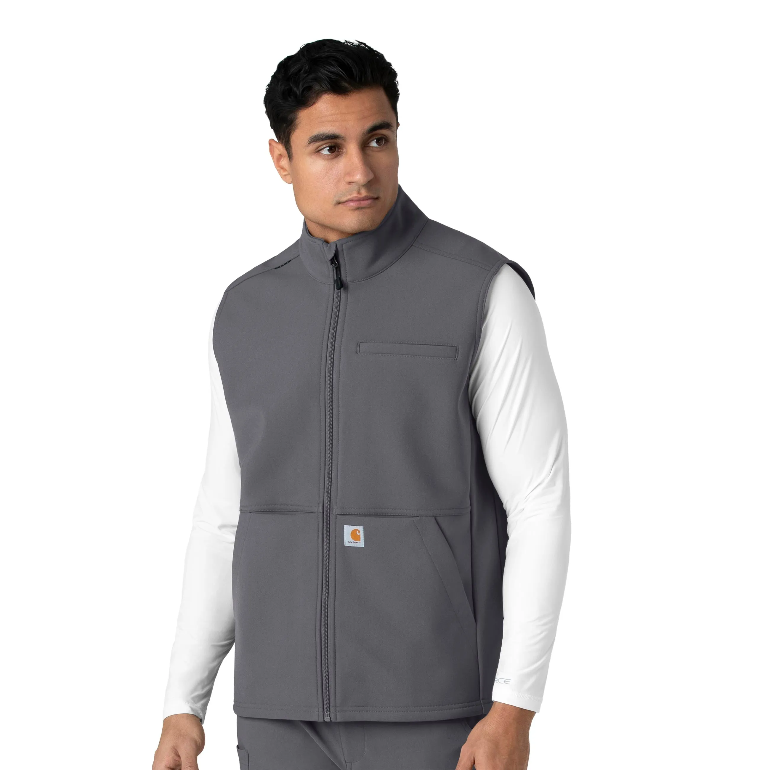 Rugged Flex C82023 Men's Bonded Fleece Vest Pewter