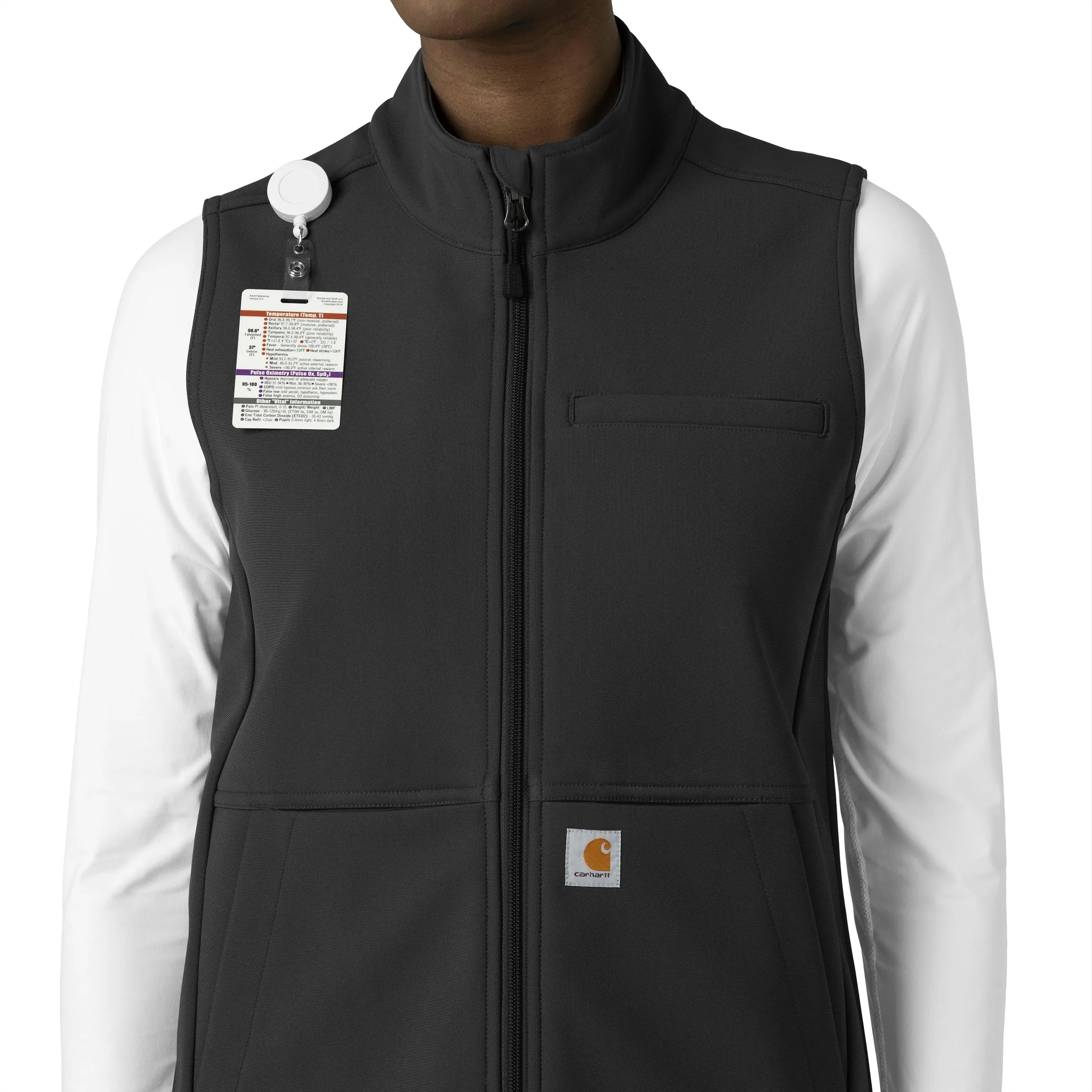 Rugged Flex C83023 Bonded Fleece Vest Black