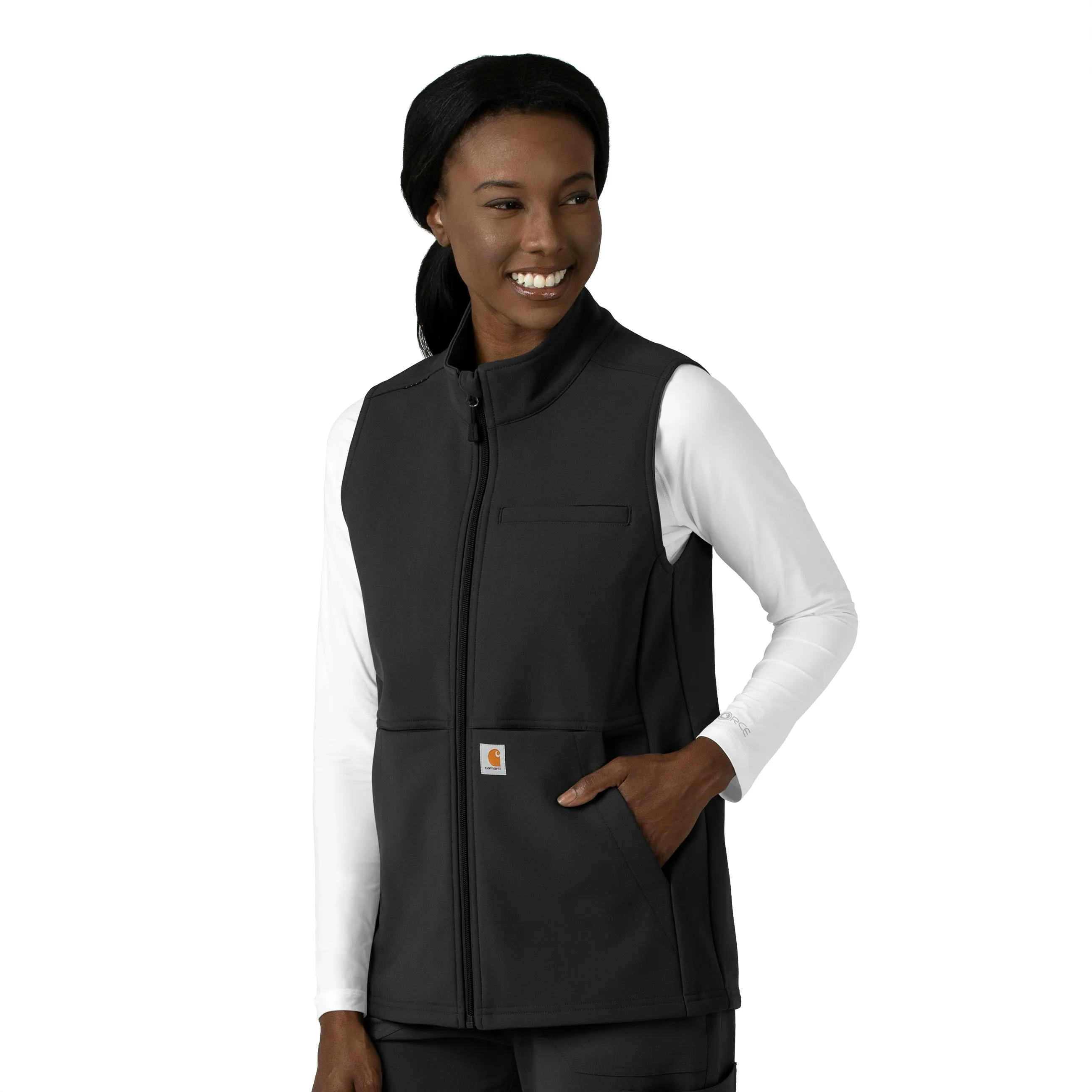 Rugged Flex C83023 Bonded Fleece Vest Black