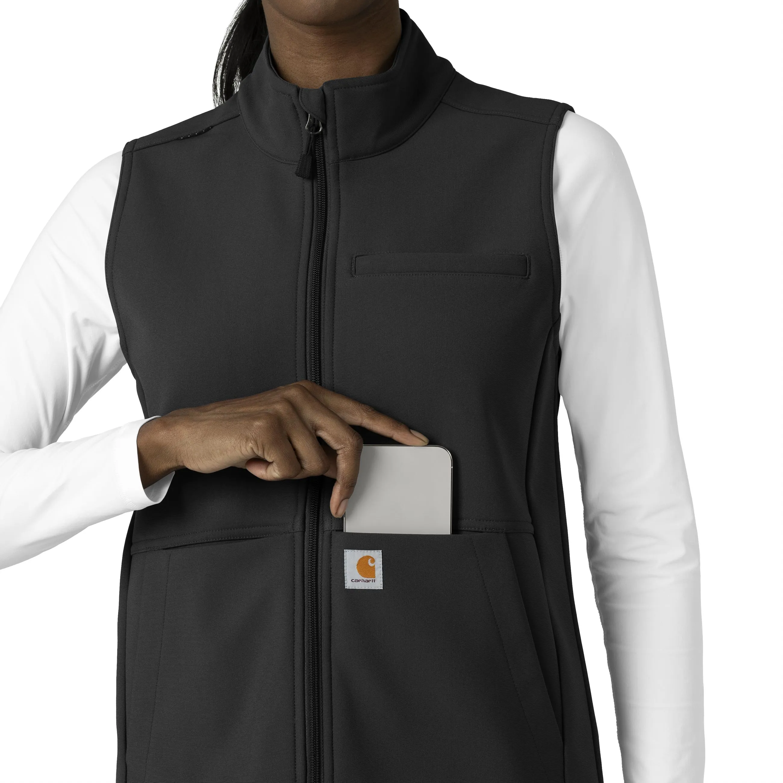 Rugged Flex C83023 Bonded Fleece Vest Black