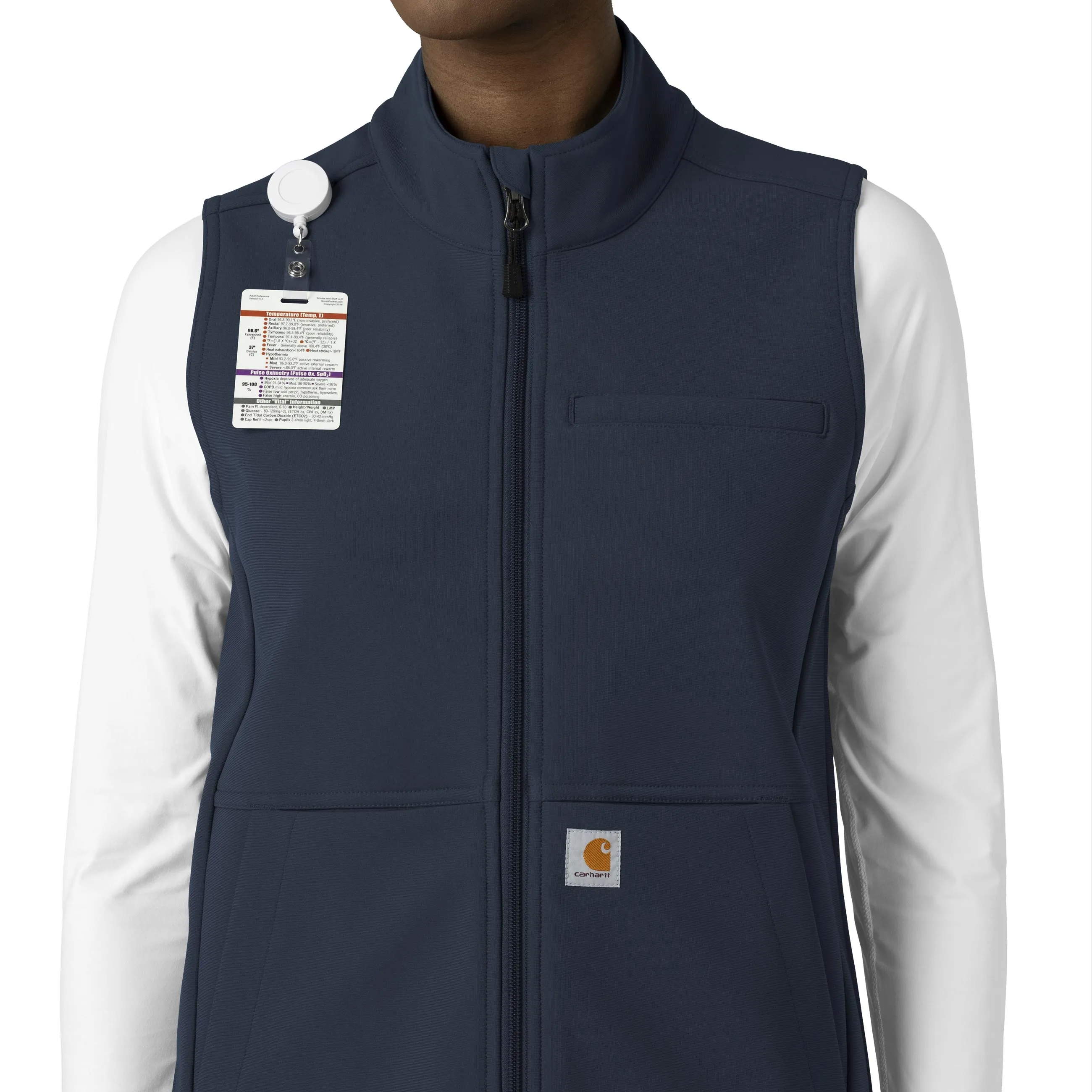Rugged Flex C83023 Bonded Fleece Vest Navy