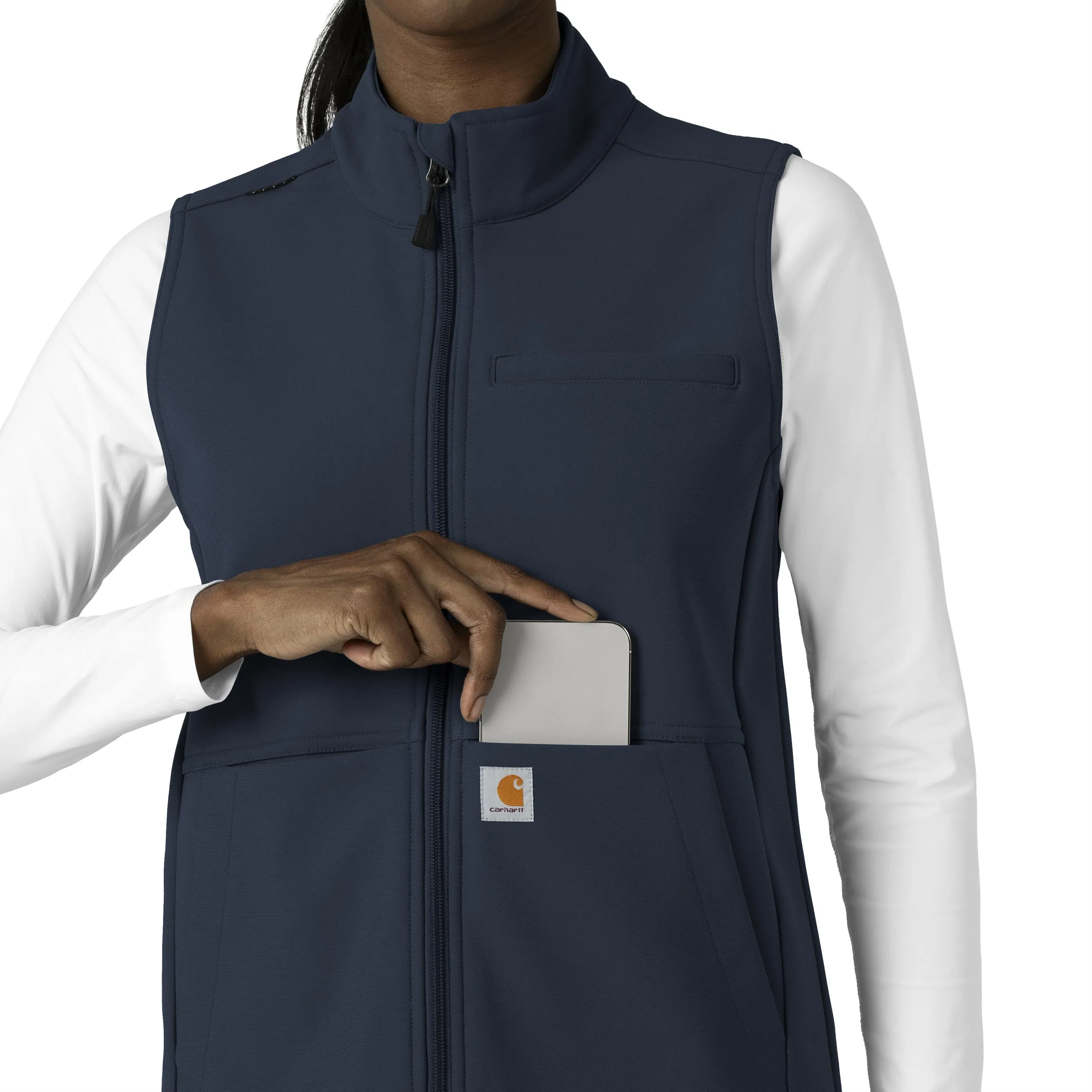 Rugged Flex C83023 Bonded Fleece Vest Navy