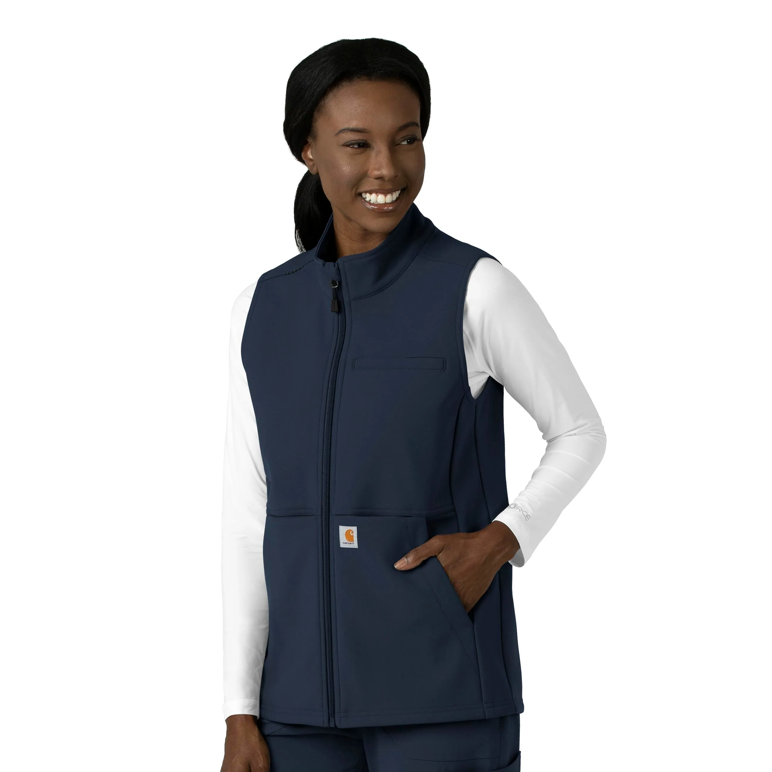 Rugged Flex C83023 Bonded Fleece Vest Navy
