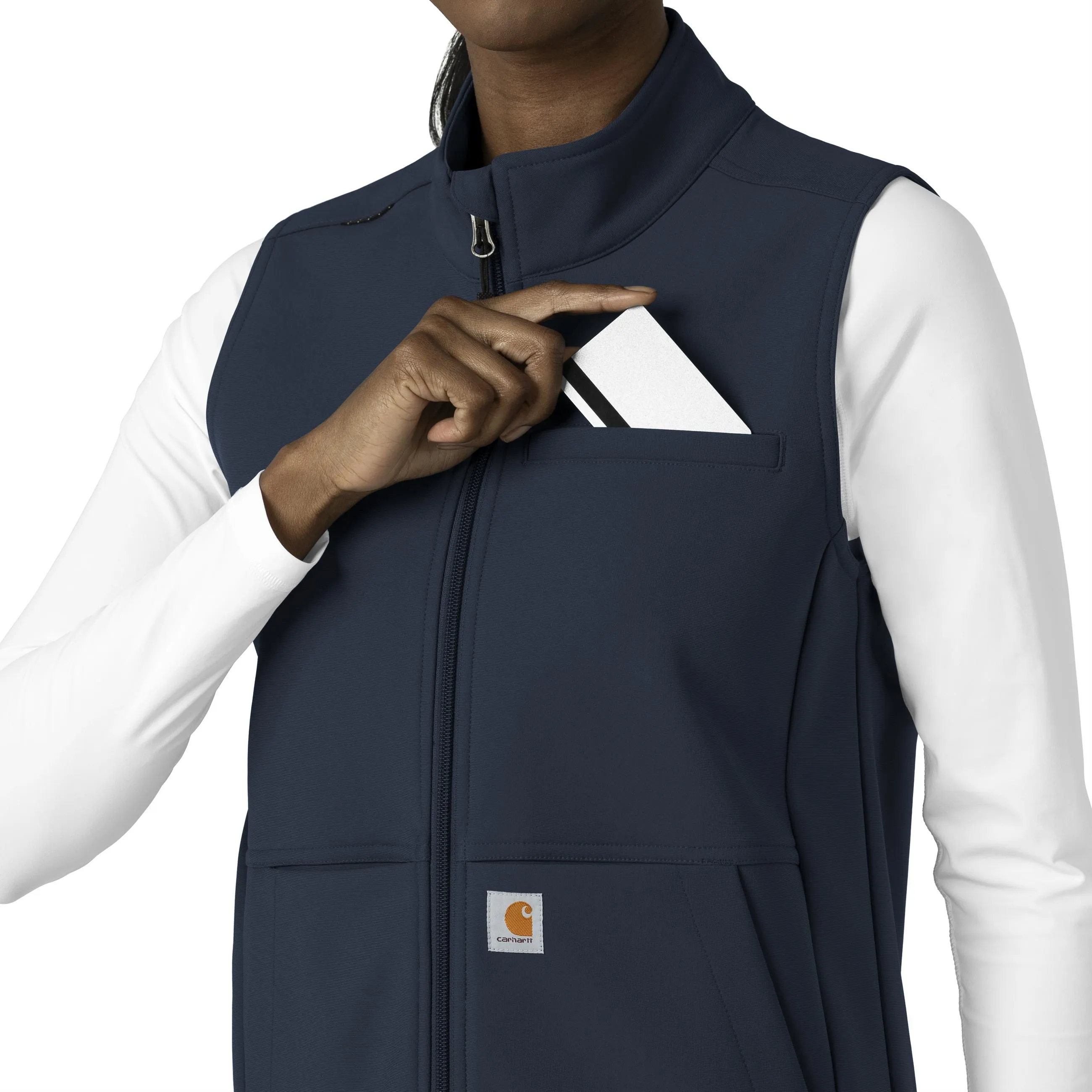 Rugged Flex C83023 Bonded Fleece Vest Navy