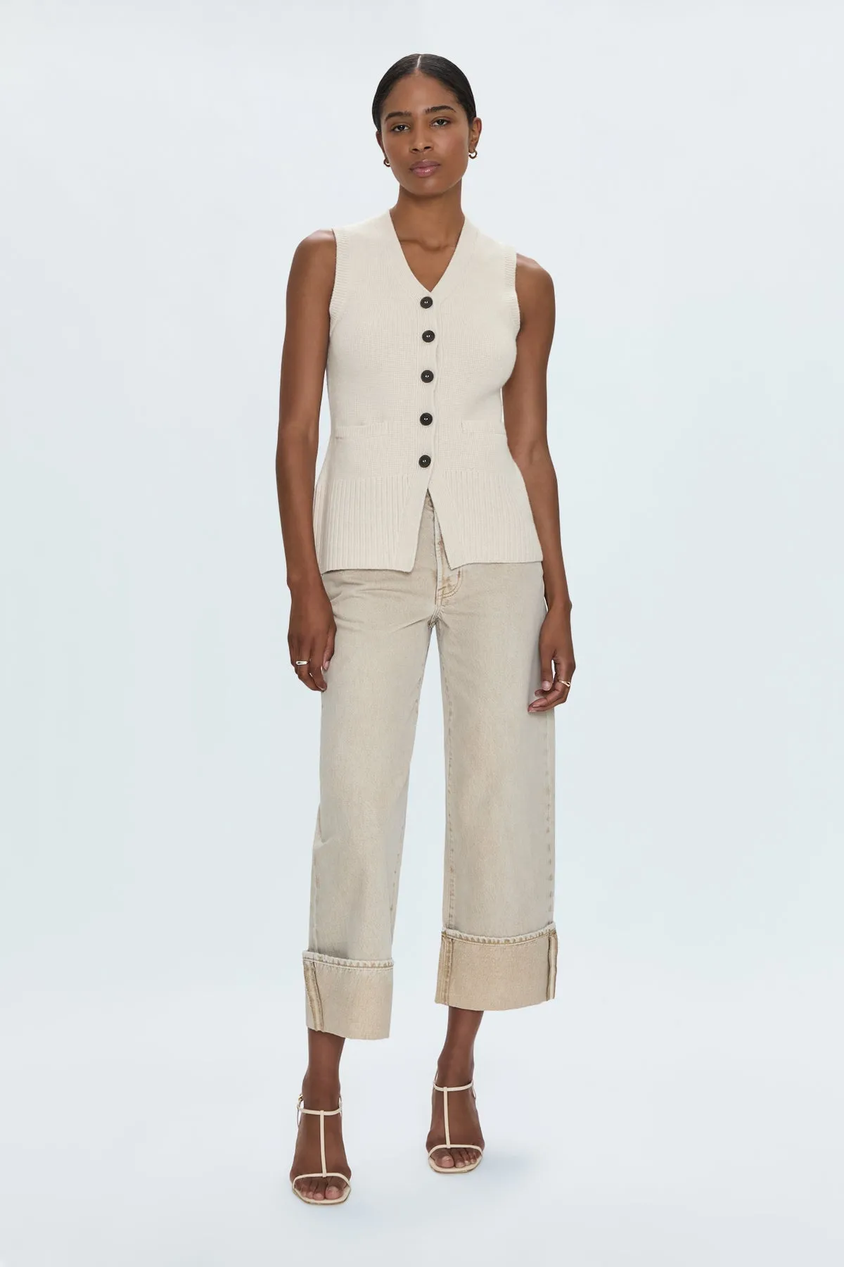 Ryder Oat High Rise Cuffed Jean