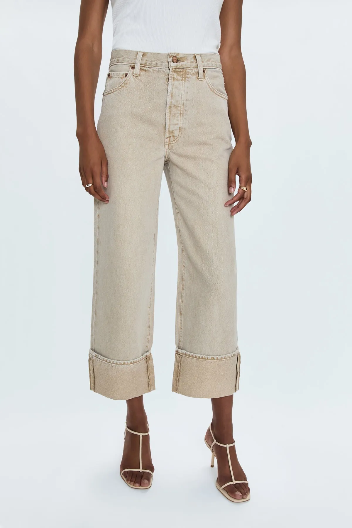 Ryder Oat High Rise Cuffed Jean