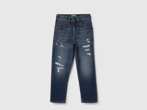 Solid Loose Fit Jeans