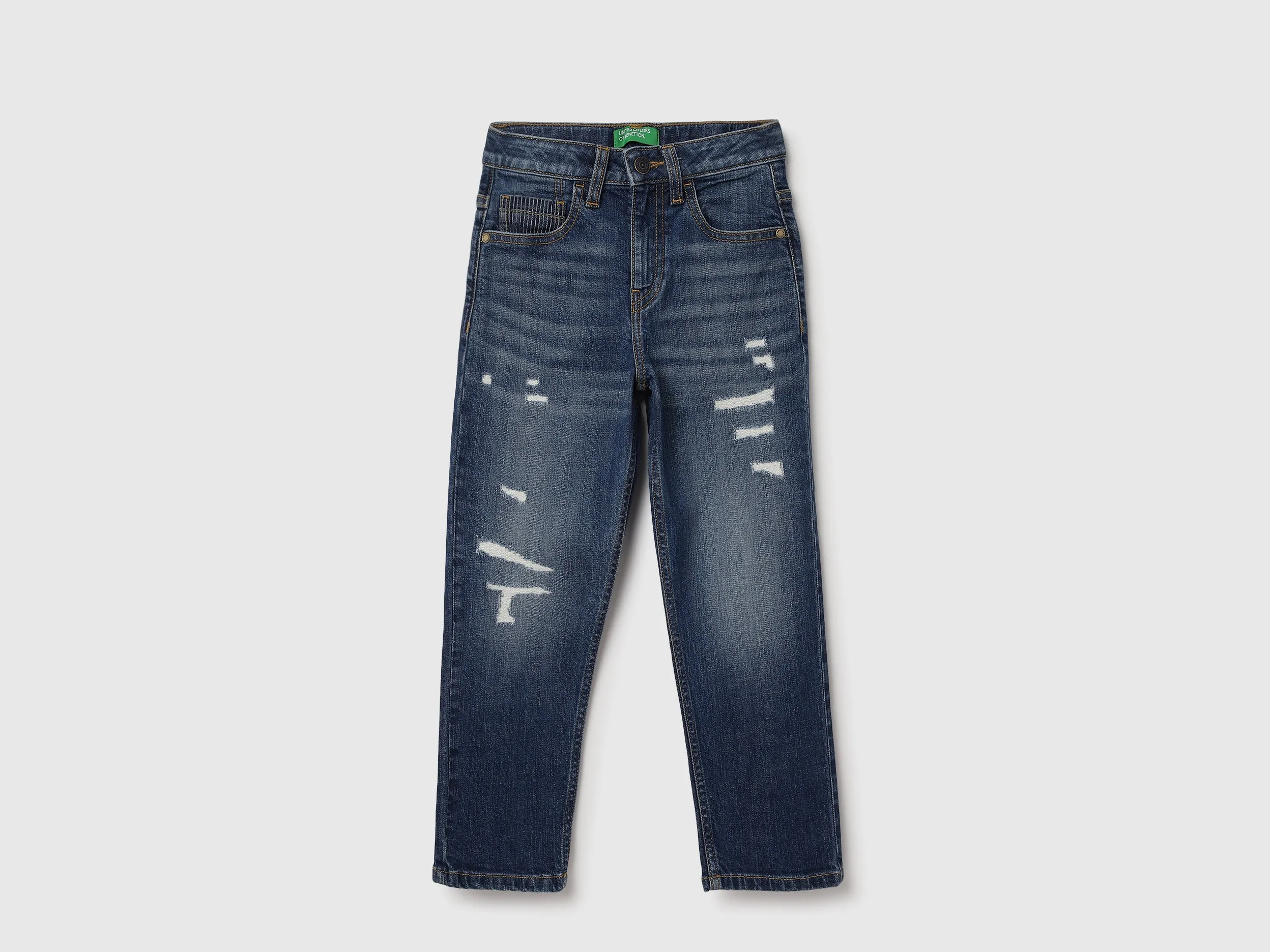 Solid Loose Fit Jeans