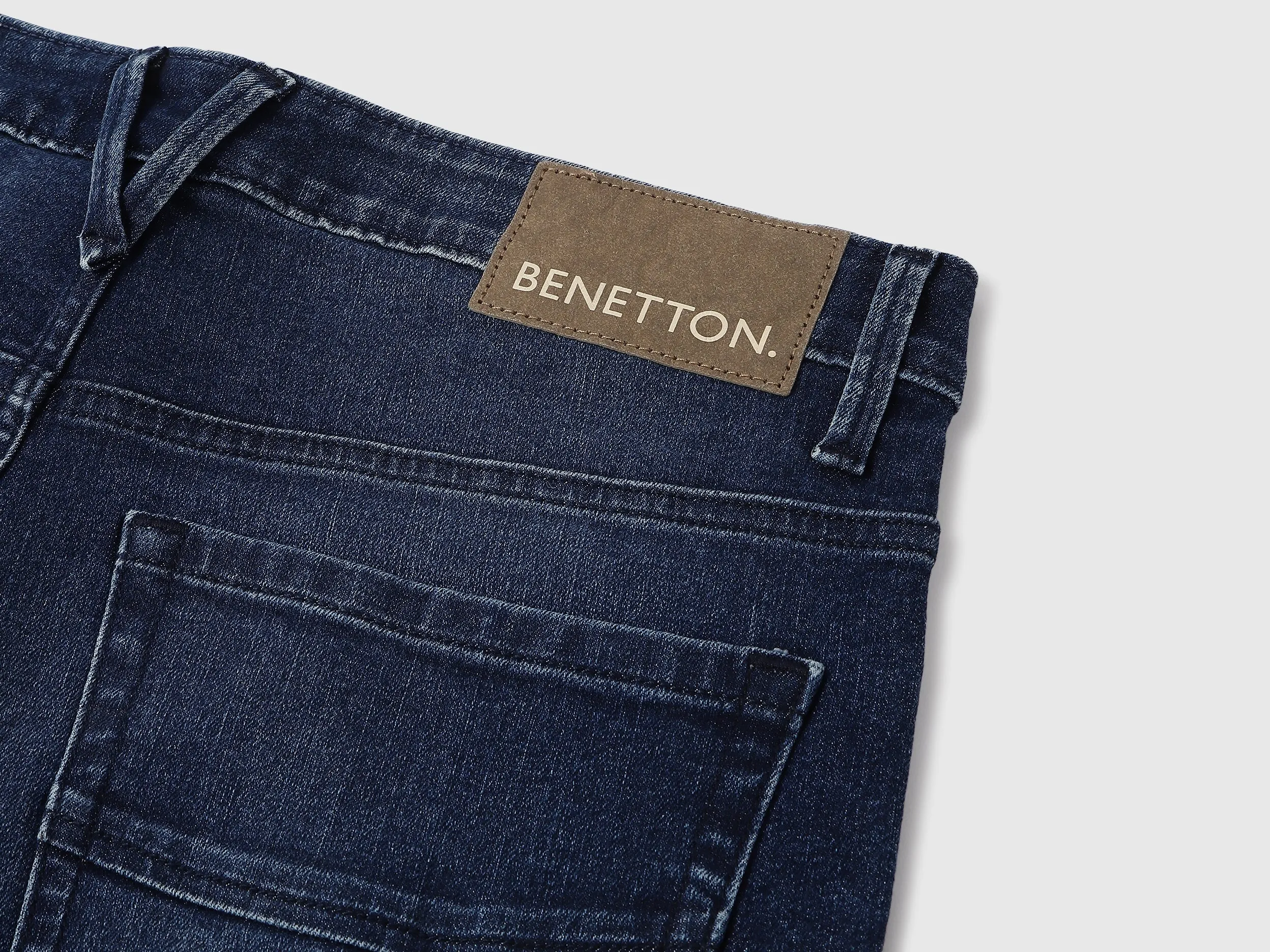 Solid Low Crotch Fit Jeans