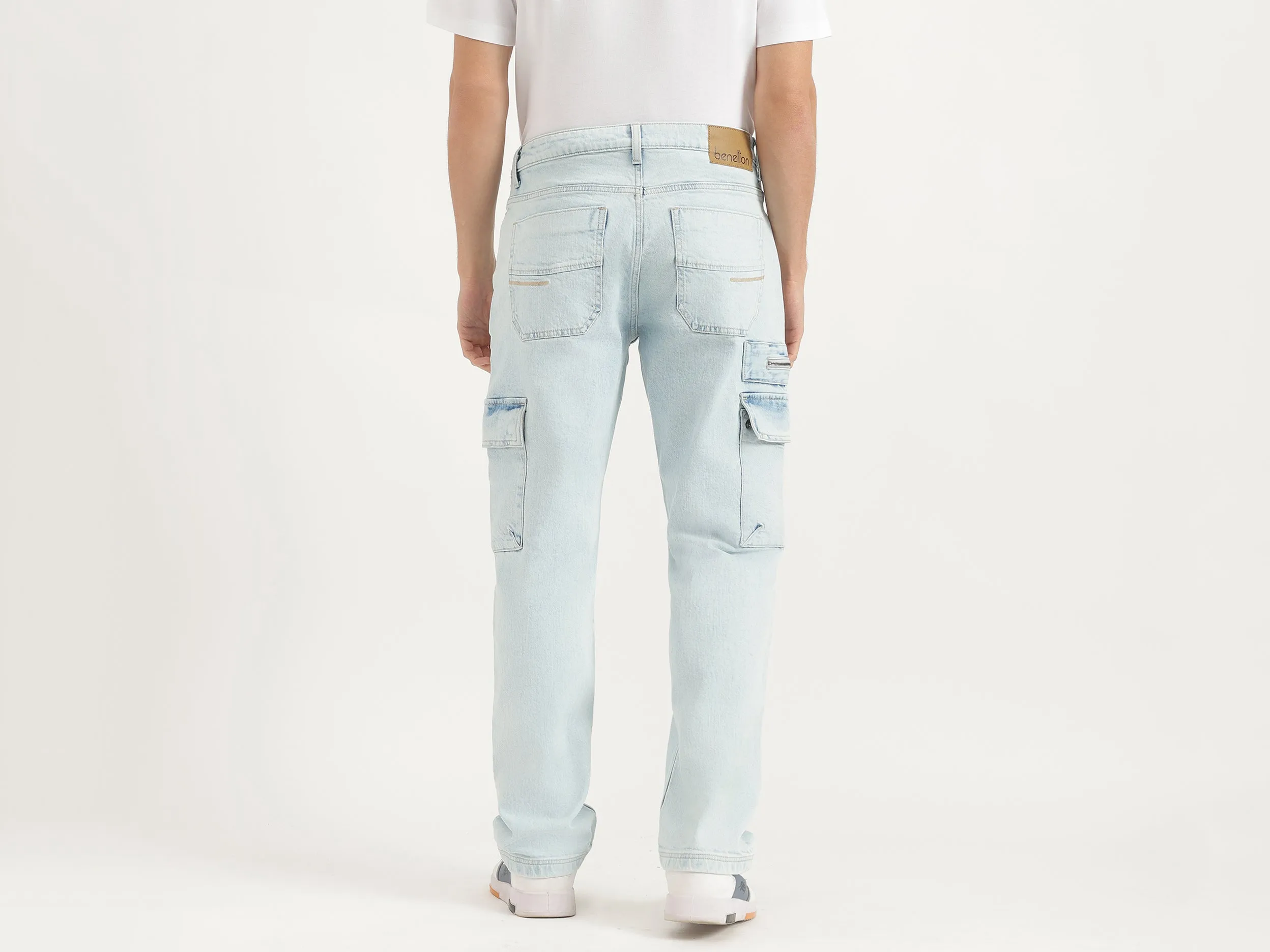 Solid Relaxed Fit Jeans