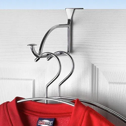 Spectrum Diversified 75370 Stratford Over The Door Hanger Holder, Chrome