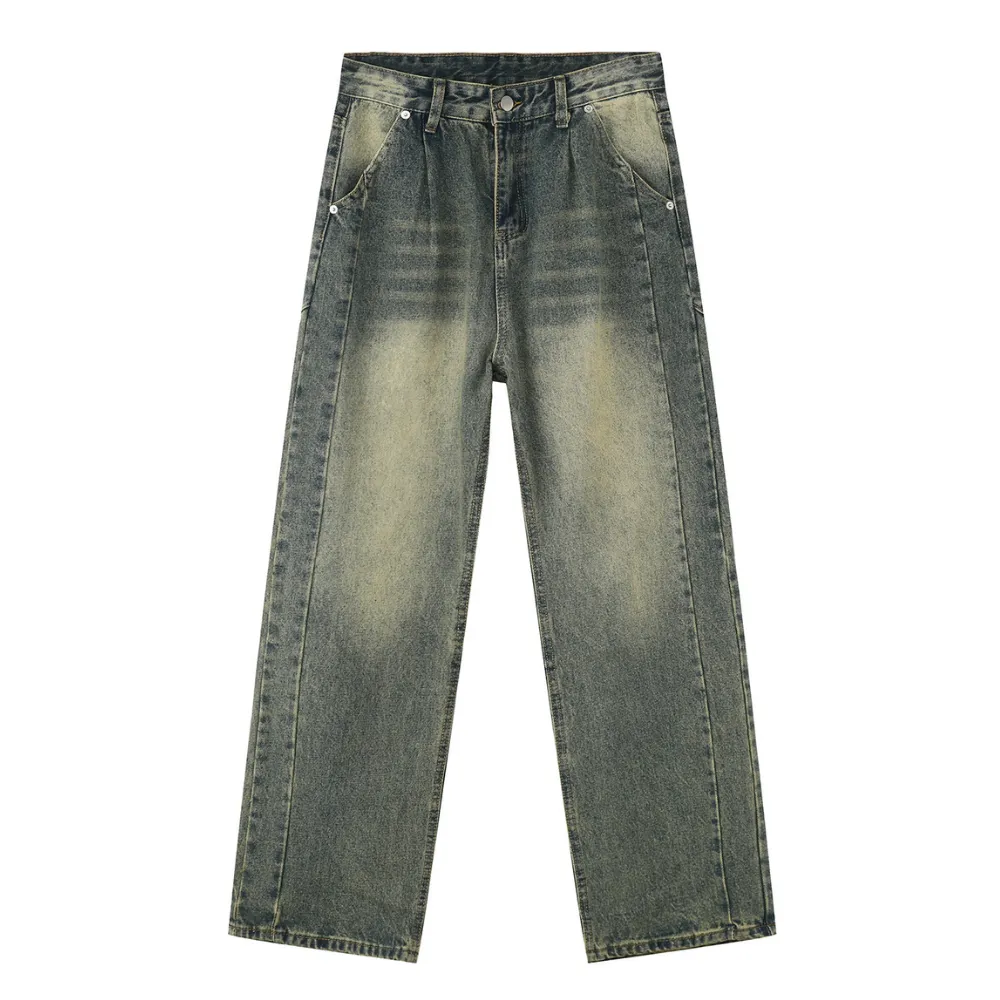 Straight Distressed Jeans