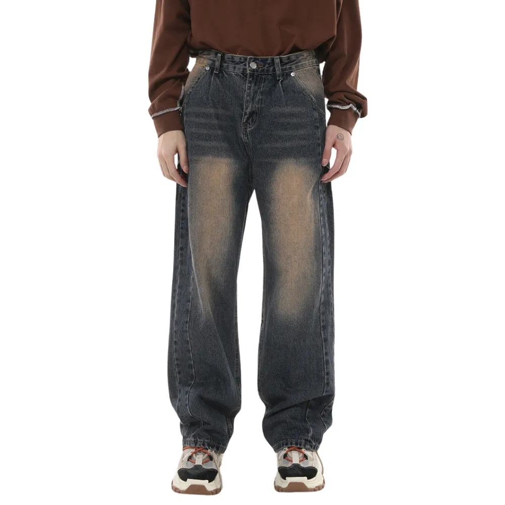 Straight Distressed Jeans