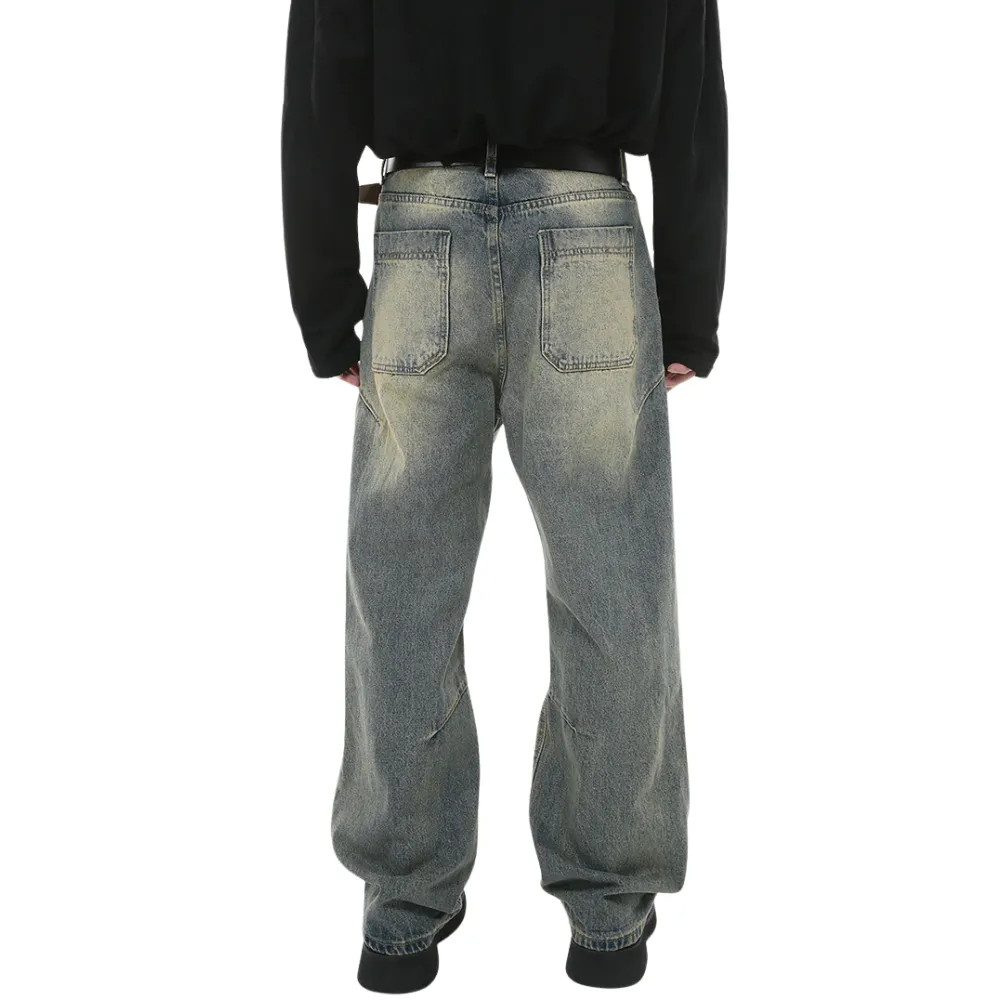 Straight Distressed Jeans