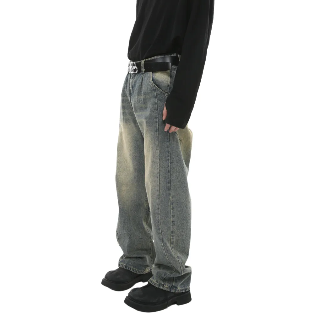 Straight Distressed Jeans