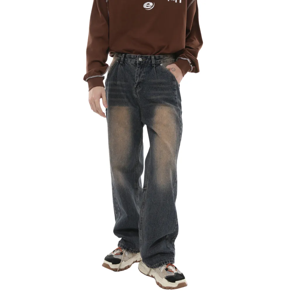 Straight Distressed Jeans