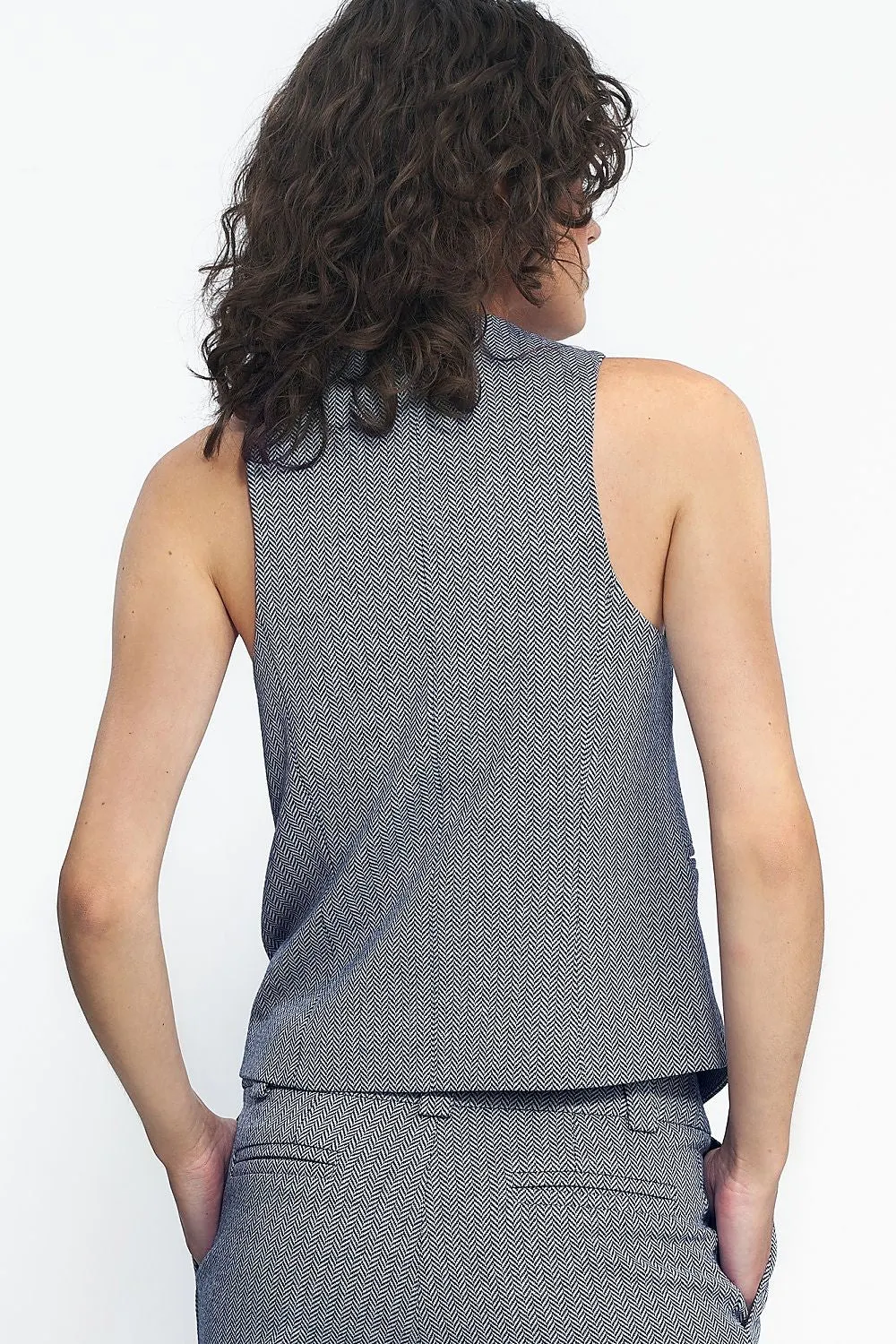 Tailored Lined Vest for Elegance