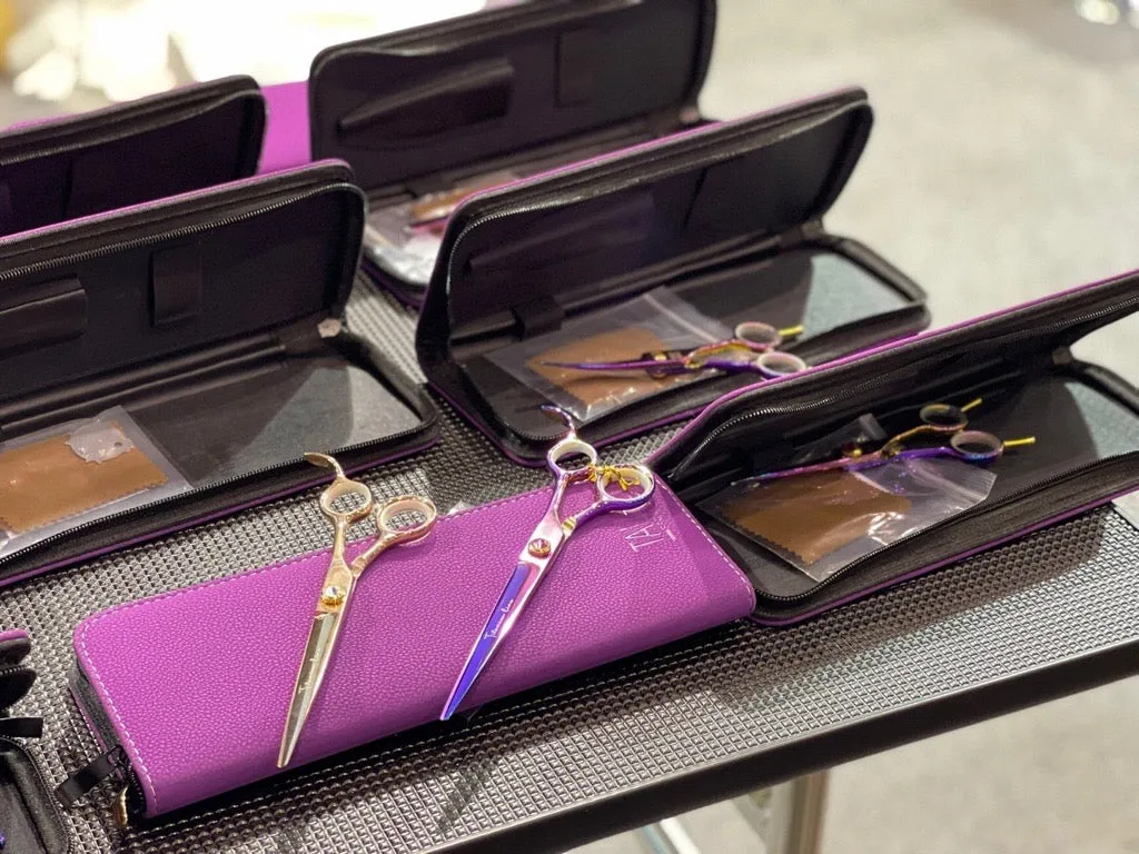 Tauro Pro Line Janita Plungė Stainless Steel Pro Shears Cutting Scissors Short Ergonomic Extremally Sharp For The Left-Handed, Straight