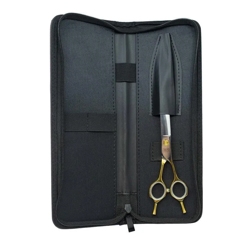 Tauro Pro Line Pro shear cutting scissors Janita Plungė line, for the right-handed, 440c stainless steel, golden handles