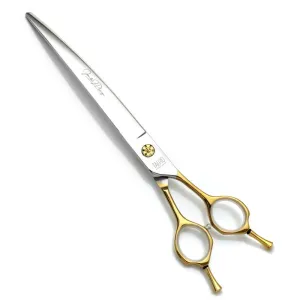 Tauro Pro Line Pro shear cutting scissors Janita Plungė line, for the right-handed, 440c stainless steel, golden handles