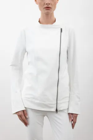 Tech Stretch Moto Jacket with Waist Drawstrings - VERACRUZ