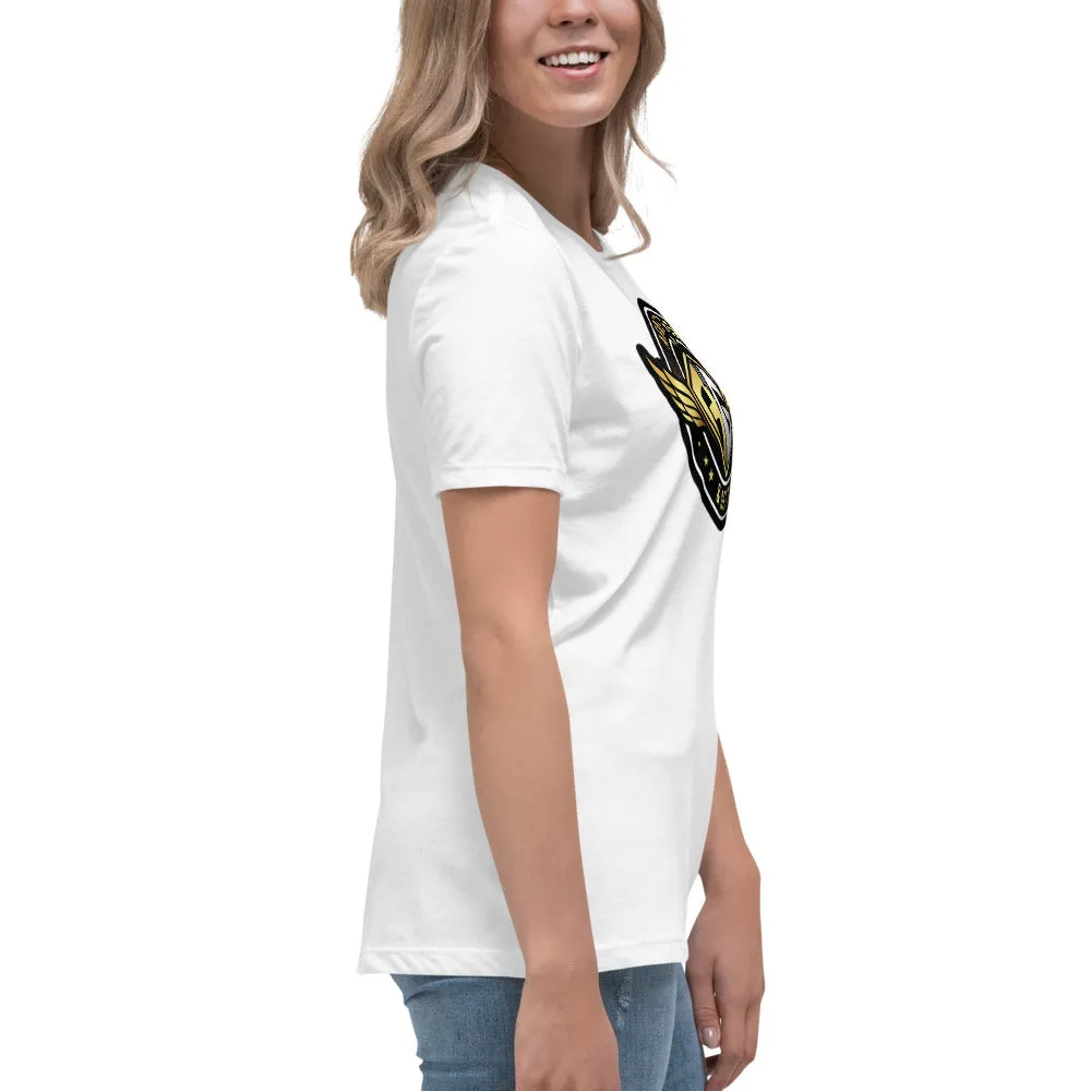 The A&G Air Force Black & Gold Women's Relaxed T-Shirt