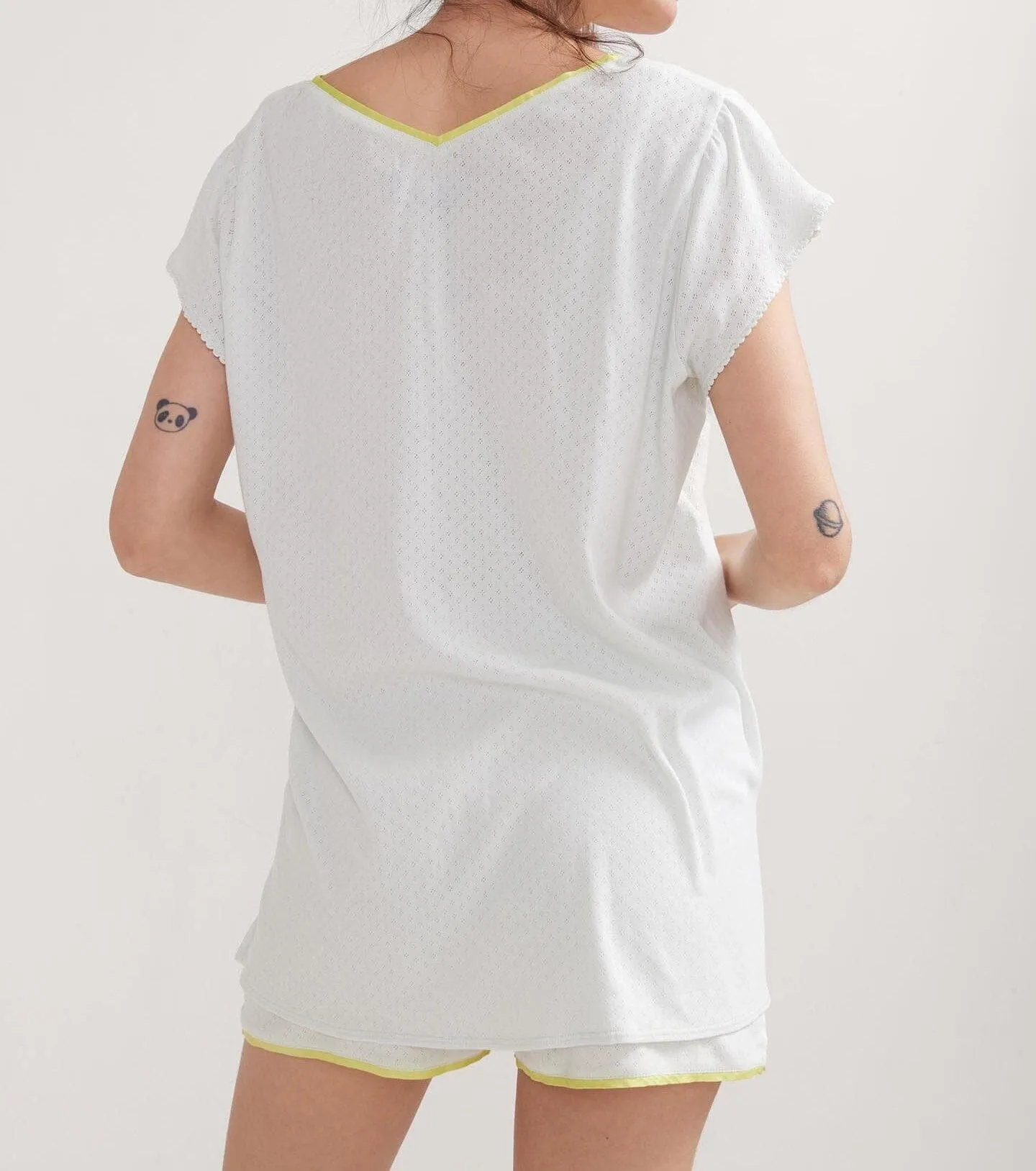 The Pointelle Short PJ Set