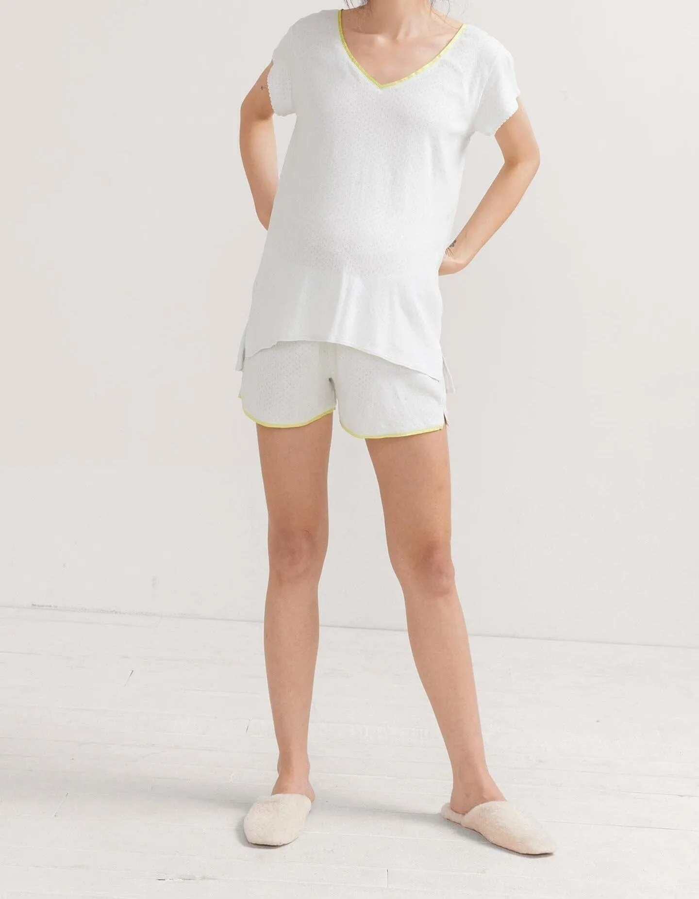 The Pointelle Short PJ Set