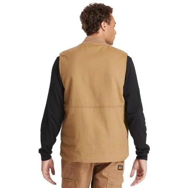 Timberland Pro Men's Gritman Lined Work Vest - Dark Wheat - TB0A1VBFD02