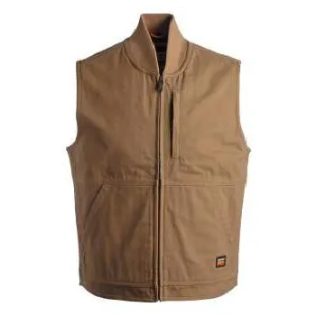 Timberland Pro Men's Gritman Lined Work Vest - Dark Wheat - TB0A1VBFD02