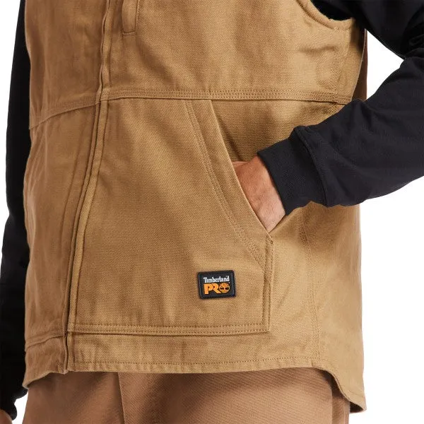 Timberland Pro Men's Gritman Lined Work Vest - Dark Wheat - TB0A1VBFD02