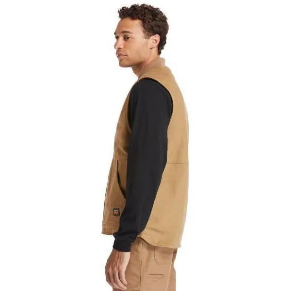 Timberland Pro Men's Gritman Lined Work Vest - Dark Wheat - TB0A1VBFD02