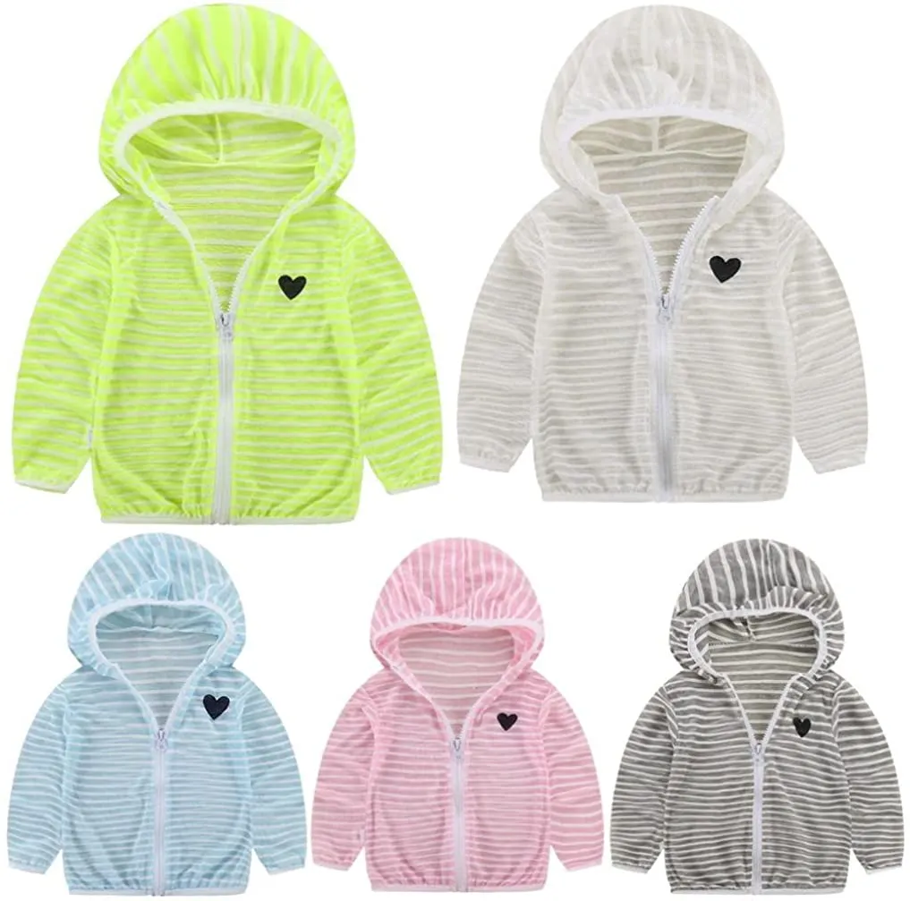 Toddler Boys Girls Jacket Hooded Trench Dinosaur Lightweight Kids Coats Windbreaker Outdoor