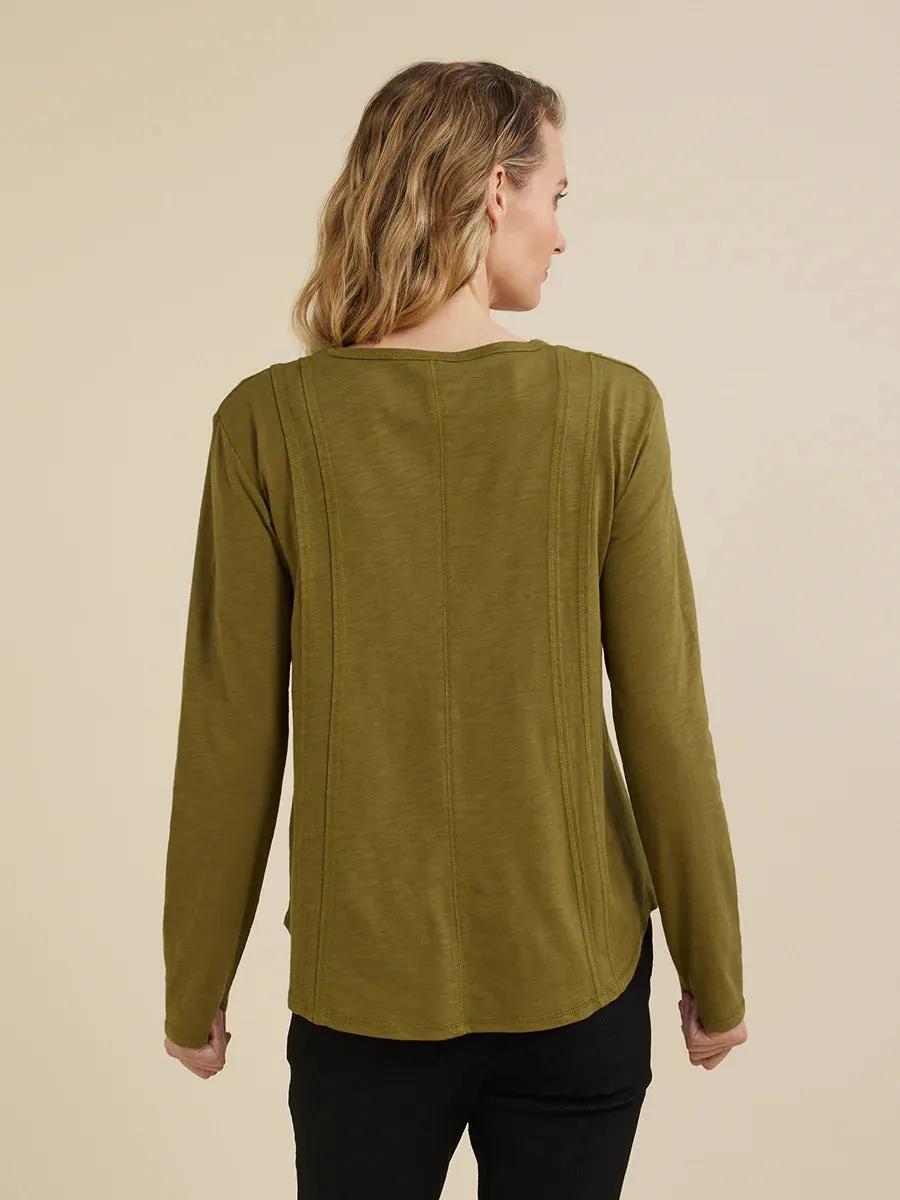 Top (YT24W7483) deep sage