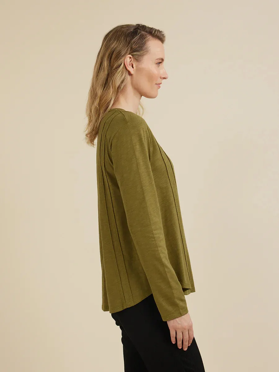 Top (YT24W7483) deep sage