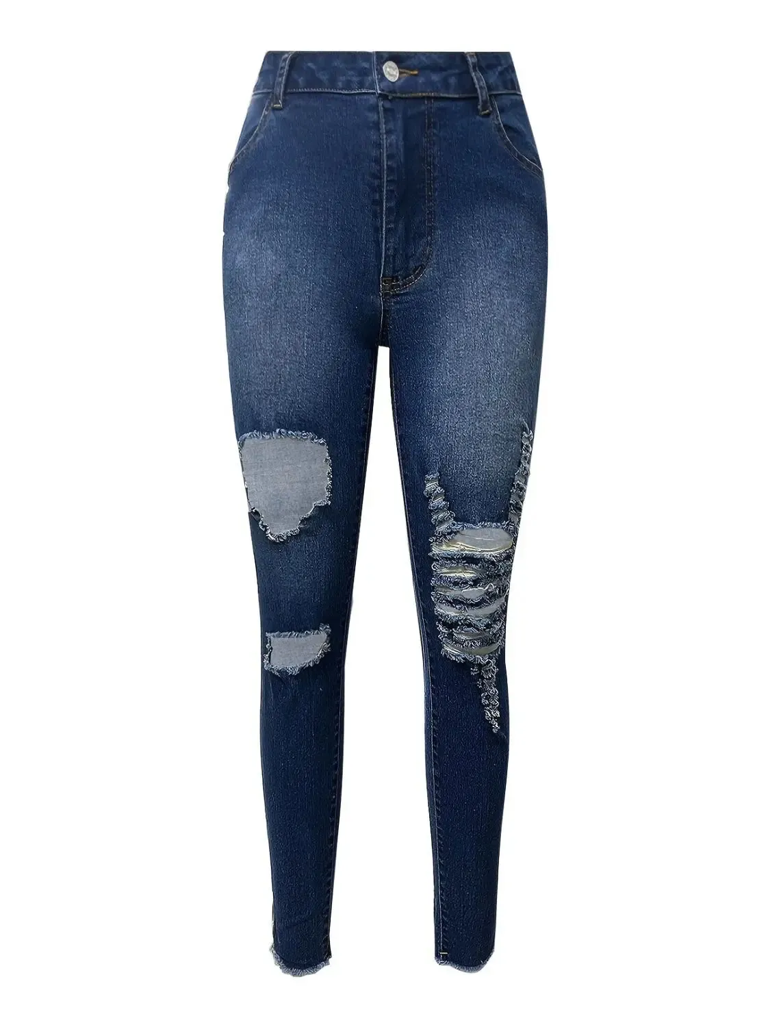 'Treasure' Distressed Skinny Jeans