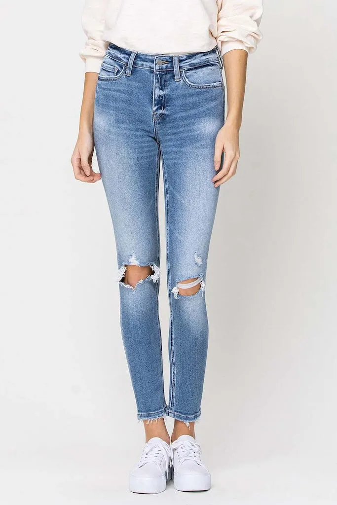 Troye Distressed Skinny
