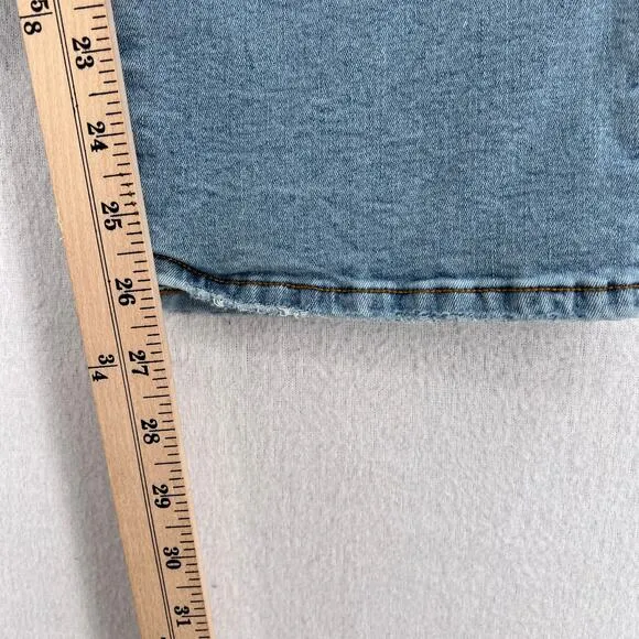 UNIVERSAL STANDARD Etta High Rise Straight Leg Jeans Womens 2 Distressed Washed
