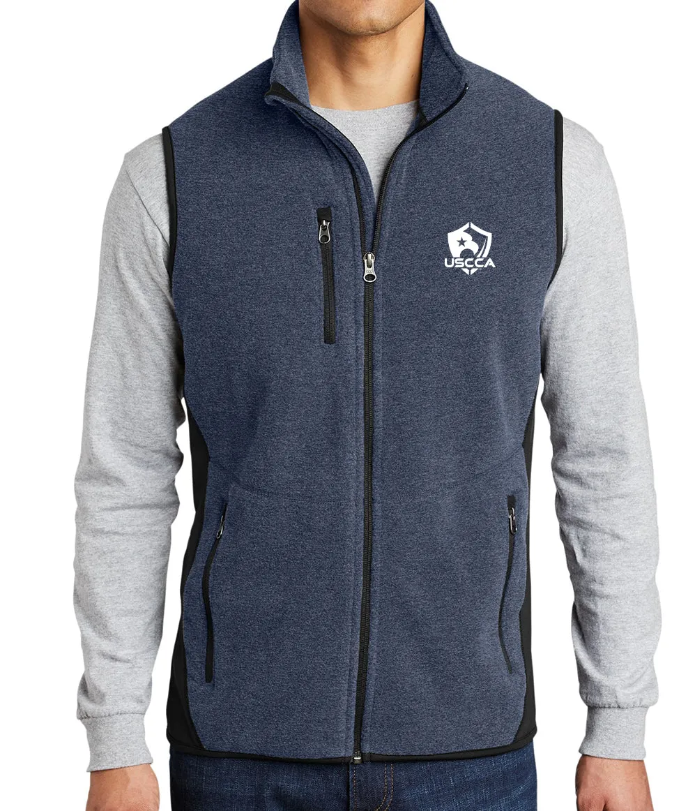 USCCA Men's Port Authority® R-Tek® Pro Fleece Full-Zip Vest